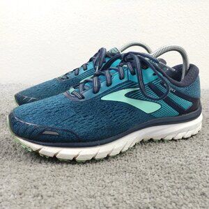 Brooks Adrenaline GTS 18 Womens Size 8 Running Shoes Blue Trainers Low Top